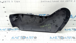 Right side passenger seat trim for Toyota Venza 21-24, black, electric
