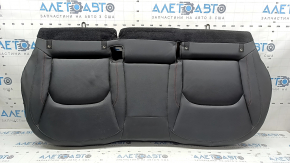 Rear seat cushion, 2nd row, Jeep Renegade 20-23, black leather, Trailhawk, red stitching
