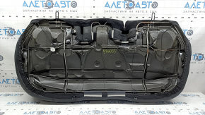 Rear seat cushion, 2nd row, Jeep Renegade 20-23, black leather, Trailhawk, red stitching