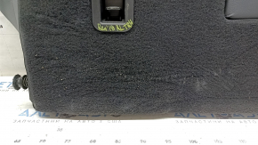Rear seat backrest, 2nd row, left, Jeep Renegade 15-20, black fabric, Trailhawk, red stitching, with belt, dents