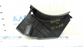 Left lower front pillar trim for Toyota Venza 21-24, black, worn