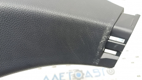 Left lower front pillar trim for Toyota Venza 21-24, black, worn
