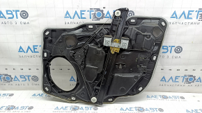 The front left window lift mechanism of a Jeep Renegade 15-23 has broken guides and broken fasteners.