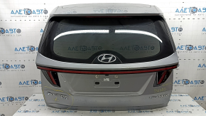 Hyundai Tucson 2020-2021 Korea tailgate assembly, tinted, R2T silver, dent, scratches on the trim