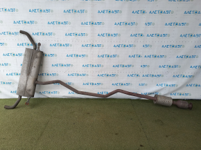 Lincoln MKZ 13-20 hybrid exhaust pipe with catalytic converter, rusty