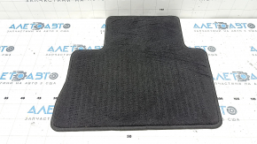 Fabric floor mat, rear left, Toyota Venza 21-24, black