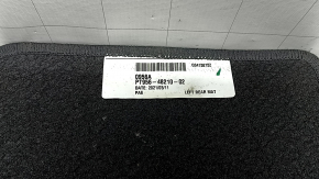 Fabric floor mat, rear left, Toyota Venza 21-24, black