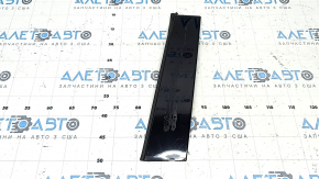 Toyota Venza 21-24 black gloss front side door trim, left rear, scratches, broken fasteners, glued