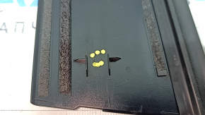 Toyota Venza 21-24 black gloss front side door trim, left rear, scratches, broken fasteners, glued