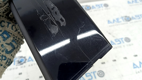 Toyota Venza 21-24 black gloss front side door trim, left rear, scratches, broken fasteners, glued