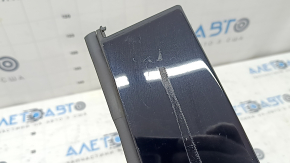 Toyota Venza 21-24 black gloss front side door trim, left rear, scratches, broken fasteners, glued