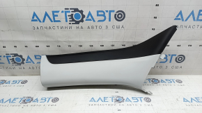 Jeep Renegade 18-23 front pillar trim, upper left, gray with black, scratched