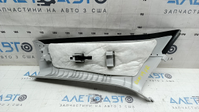 Jeep Renegade 18-23 Front Pillar Upper Right Cover Gray with Black
