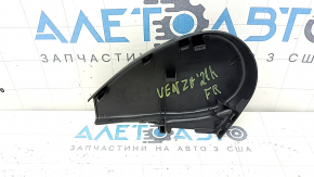 Left side driver's seat trim for Toyota Venza 21-24, black, scratches
