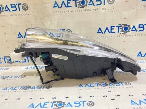 Headlight front left bare Nissan Leaf 13-17 halogen, blue cap