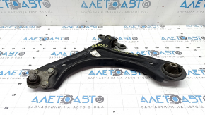 The lower front left control arm of a Hyundai Tucson 22-25 has a cracked silent block.