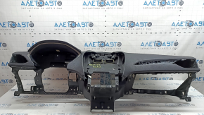 Lincoln MKZ 13-20 black leather dashboard with airbag