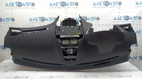 Lincoln MKZ 13-20 black leather dashboard with airbag