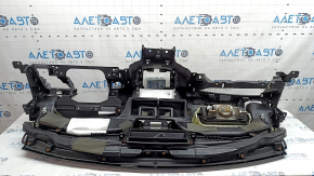 Lincoln MKZ 13-20 black leather dashboard with airbag