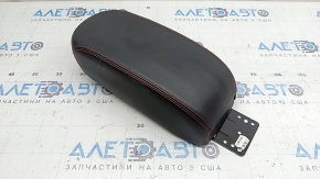 Jeep Renegade 18-23 center console armrest, black leather with red stitching, Trailhawk