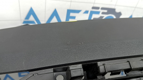 The bare lower rear bumper of the Hyundai Tucson 22-26 without parking sensors.