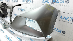 Front bumper bare Hyundai Tucson 2022-2024 without parking sensors, silver