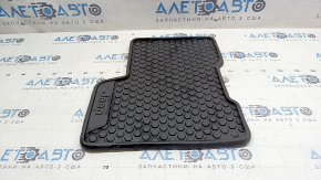 Jeep Renegade 15-23 black rear left rubber floor mat, type 2