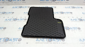 Jeep Renegade 15-23 black rear left rubber floor mat, type 2