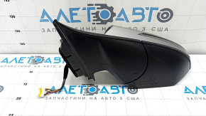 Left side mirror assembly for Hyundai Tucson 22-26, 8 pins, turn signal, heated, BSM, silver