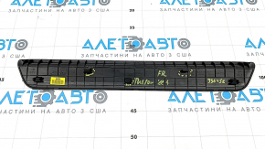 Black outer front right door sill plate for Hyundai Tucson 22-26, broken fasteners, scratches, whitened plastic