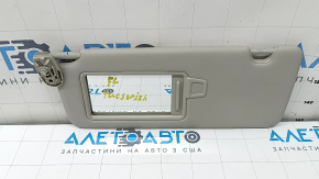 Left visor Hyundai Tucson 22-25 gray