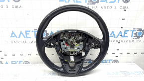 Lincoln MKZ 13-20 steering wheel, black leather, heated, scratches, tear
