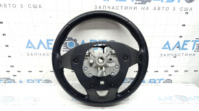 Lincoln MKZ 13-20 steering wheel, black leather, heated, scratches, tear