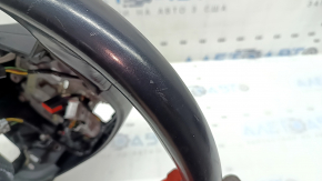 Lincoln MKZ 13-20 steering wheel, black leather, heated, scratches, tear
