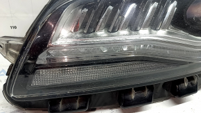 Left front headlight assembly for Lincoln MKZ 17-20 level 7, LED, no units, cracked housing, no fragments