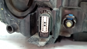 Left front headlight assembly for Lincoln MKZ 17-20 level 7, LED, no units, cracked housing, no fragments