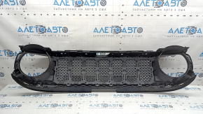 Jeep Renegade 15-18 black grille assembly, graphite inserts, Trailhawk, whitened plastic, crack, sand