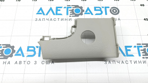 Front panel trim for the start/stop button Hyundai Tucson 22-26, gray, bumpers