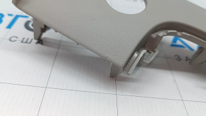 Front panel trim for the start/stop button Hyundai Tucson 22-26, gray, bumpers