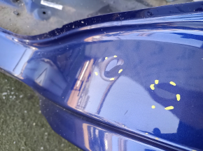 Quarter wing rear left Nissan Rogue 14-20 under BSM, on the body, blue, pokes
