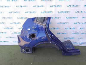 Nissan Rogue 14-20 rear right quarter wing with BSM, on the body, blue