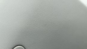 Door trim panel rear left Hyundai Tucson 22-26 black with black fabric insert, black armrest, chrome molding with black gloss, with handle, scratches, scuffed