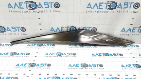 Left rear fender trim for Hyundai Tucson 22-26, matte chrome, broken fasteners, corrosion