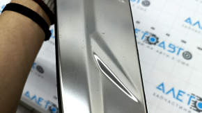 Left rear fender trim for Hyundai Tucson 22-26, matte chrome, broken fasteners, corrosion