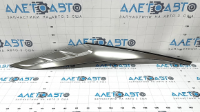 Right rear fender trim for Hyundai Tucson 22-26, matte chrome, scratches, broken fasteners