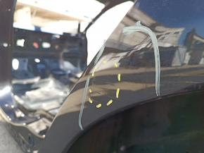 Rear left quarter wing, Lincoln MKZ 13-20, black, dents, bumps