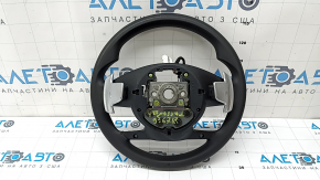 Naked steering wheel Hyundai Tucson 22-26 1.6T HEV, black leather with buttons and overlays
