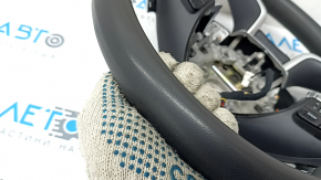 Naked steering wheel Hyundai Tucson 22-26 1.6T HEV, black leather with buttons and overlays