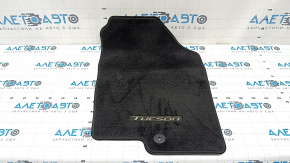 Hyundai Tucson 22-26 black fabric front right floor mat