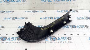 Left tailgate trim for Hyundai Tucson 2022-2026, black, scratched